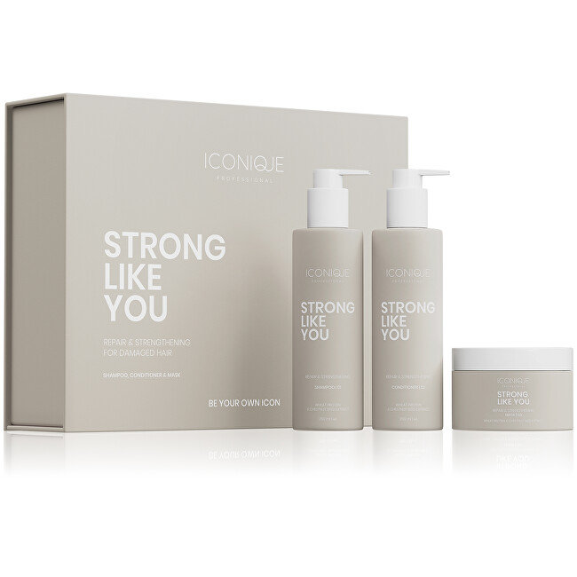 ICONIQUE Professional Strong Like You Damaged Hair Gift Set Moterims