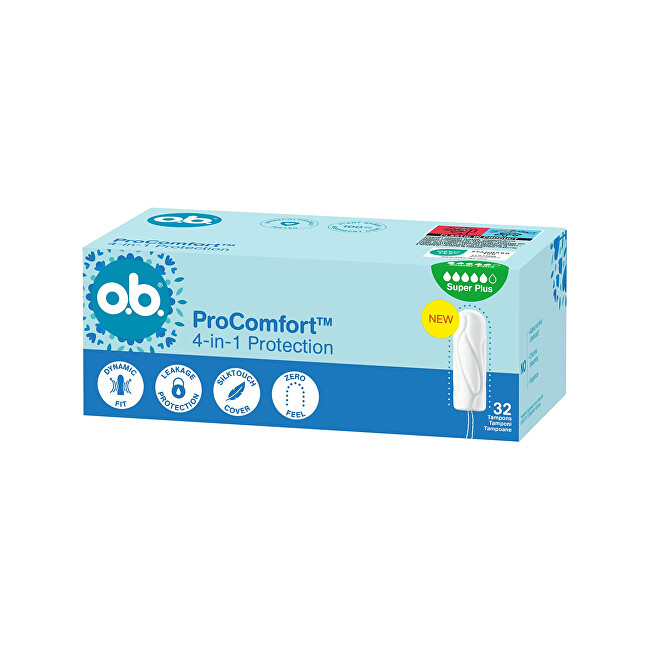 o.b. ProComfort Super Plus tampons 32 ks Intymios higienos priemonė