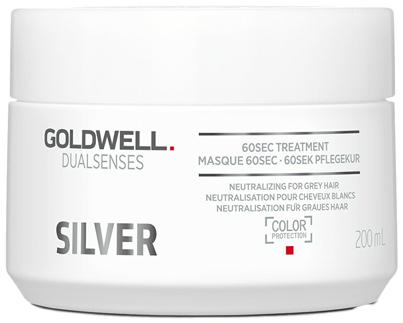 Goldwell Mask for blonde and gray hair Silver (60sec Treatment) 500ml Moterims