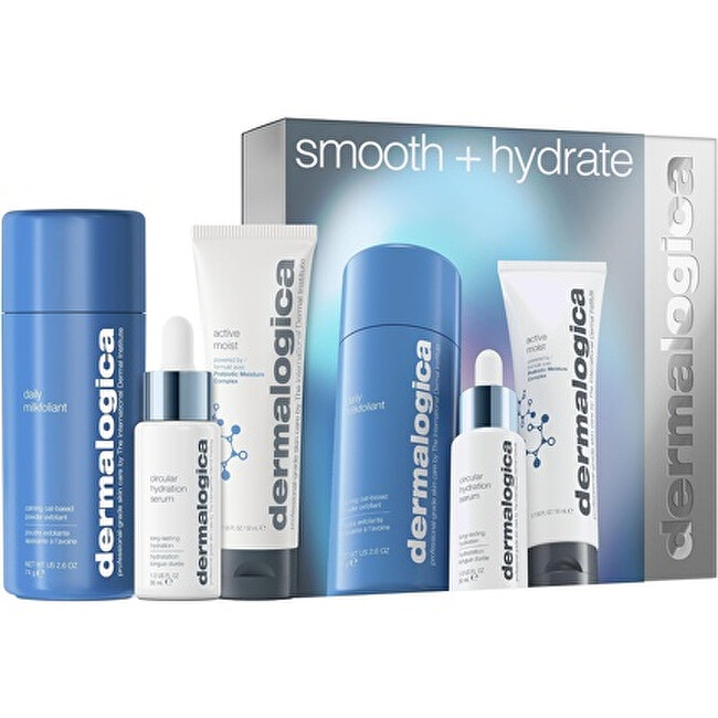 Dermalogica Smooth + Hydrate Gift Set makiažo valiklis