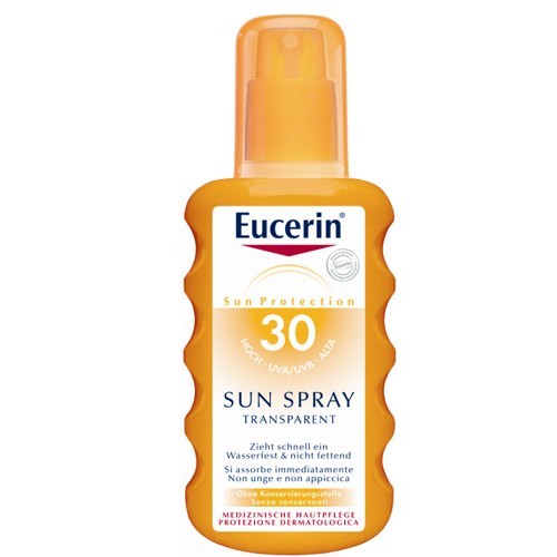 Eucerin Transparent Spray SPF 30 (Sun Clear Spray) 200 ml 200ml Unisex