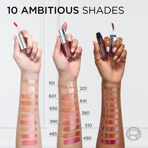 L'Or&eacute;al Paris Plump Ambition Hydrating Lip Gloss (Hyaluron Lip Oil) 5 ml 510 La Nuit Sparkle lūpų blizgesys