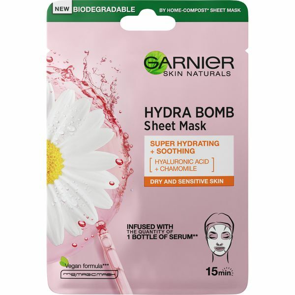 Garnier Textile face mask Moisture + Comfort 28 g Moterims