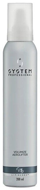 System Professional Lipid Code Volumize Aerolifter hair volumizing mousse 200 ml 200ml Moterims