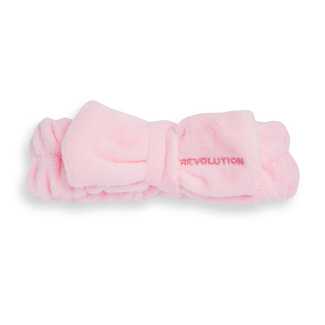 Revolution Skincare Cosmetic headband Pretty Pink Bow Moterims