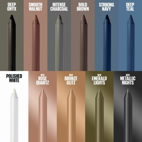 Maybelline Waterproof Tattoo Liner (Gel Pencil) 1.3 g 970 Polished White akių pie&scaron;tukas