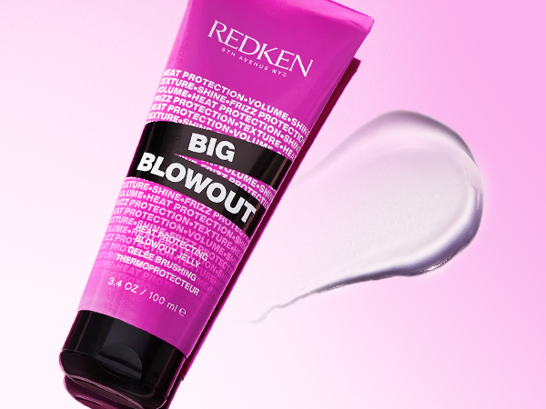 Redken Hair gel for instant volume and shine Big Blowout (Heat Protecting Jelly Serum) 100 ml 100ml plaukų apsauga nuo kar&scaron;čio