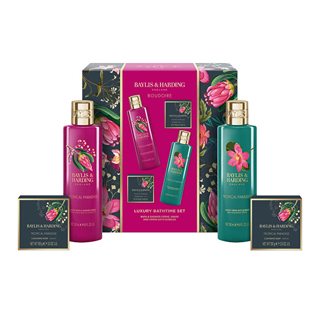 Baylis & Harding Boudoire Gift Set - Tropical Paradise 4 pcs Moterims