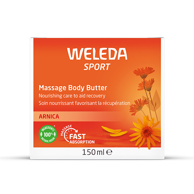 Weleda Arnica Massage Body Butter 150 ml 150ml sveikatos apsaugai