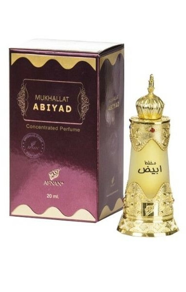 Afnan Mukhalat Abiyad - koncentrovaný parfémovaný olej 20ml Kvepalai Unisex