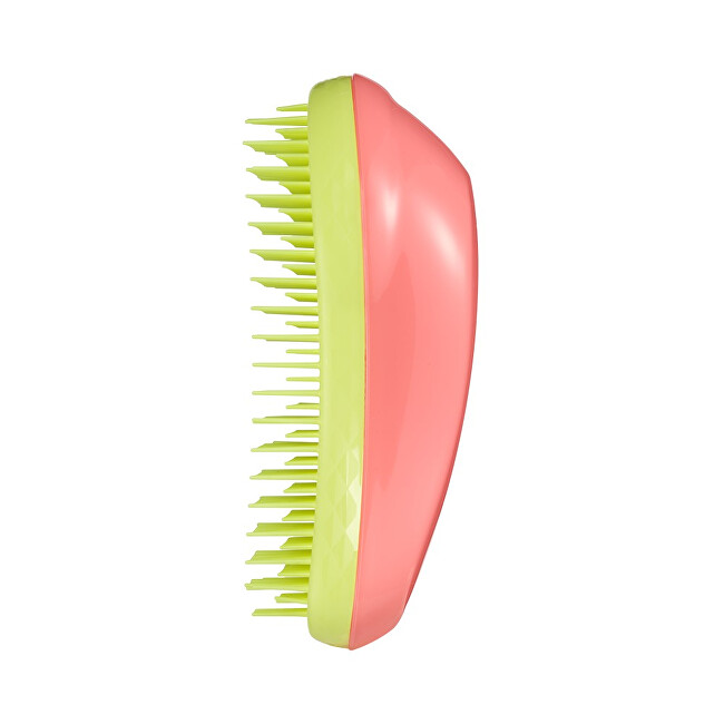 Tangle Teezer Hairbrush Original Salmon Pink Hyper Yellow plaukų formavimo prietaisas