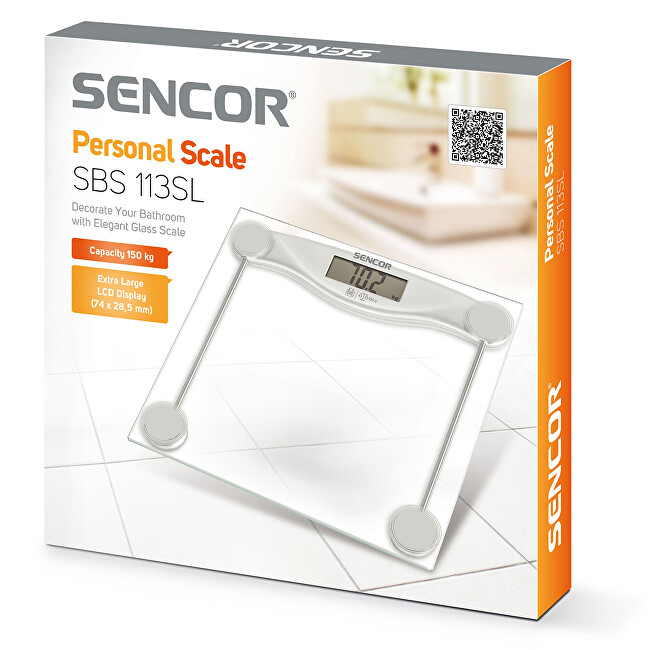 Sencor Personal scale SBS 113SL Unisex