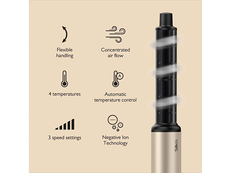 Silk´n All In One SilkyAir Flex styling tool Juuksekujundajad – föönid thumbnail 14