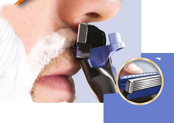 Wilkinson Sword Shaver + 1 spare Hydro 5 Skin Protection head skustuvas