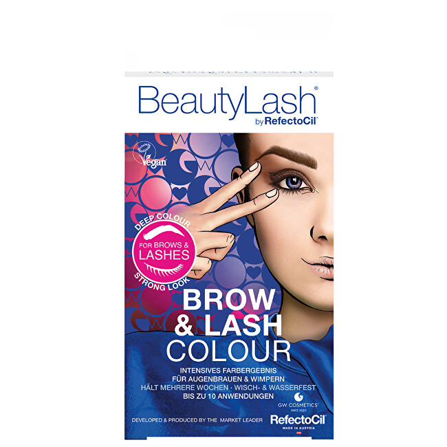 RefectoCil Brow & Lash Colour 7 ml Eyelash and Eyebrow Coloring Set Dark Brown antakių dažai