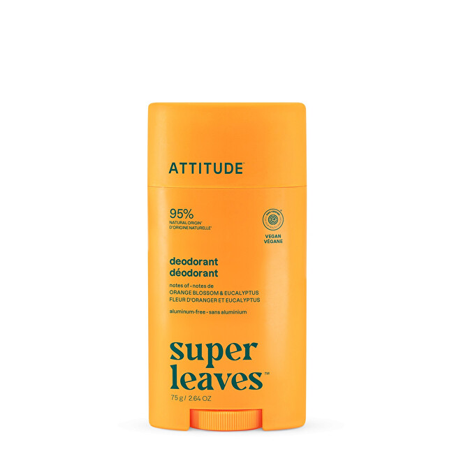 Attitude Natural deodorant Super leaves Orange blossom & Eucalyptus Dezodorantas Dezodorantas ir antiperspirantas Moterims