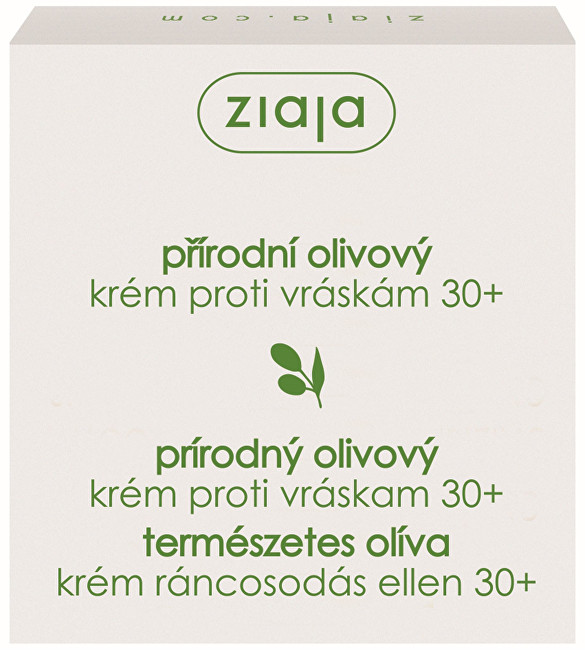 Ziaja Anti-Wrinkle Cream 30+ Natura l Olive 50 ml 50ml vietinės priežiūros priemonė