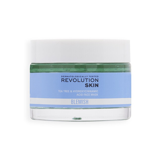 Revolution Skincare Mask for oily skin Blemish ( Tea Tree & Hydroxycinnamic Acid Gel Mask) 50 ml 50ml Moterims