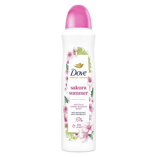 Dove Sakura Summer Limited Edition Antiperspirant - Antiperspirant ve spreji Dezodorantas Dezodorantas ir antiperspirantas Moterims