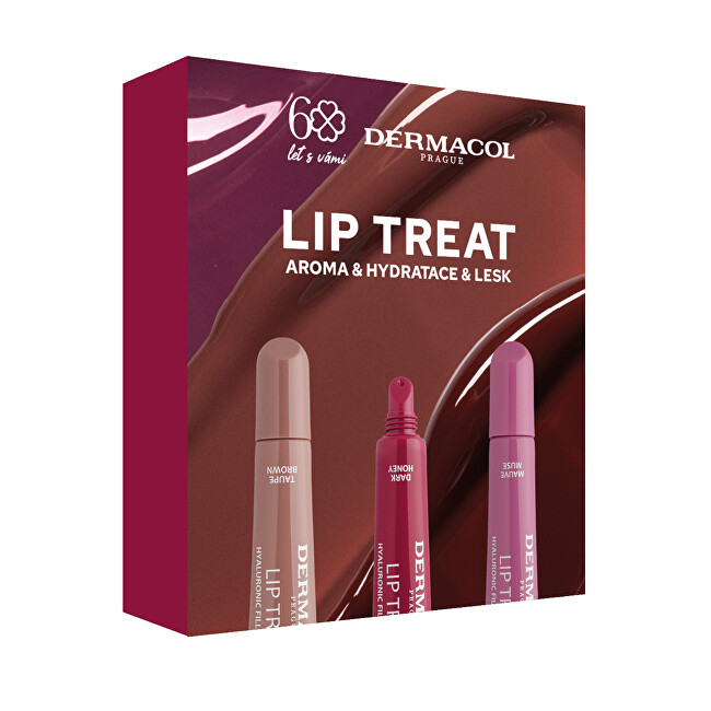 Dermacol Lip Treat Mix Gift Set lūpų blizgesys