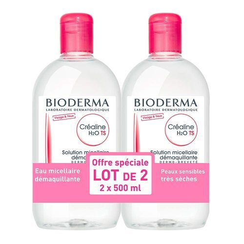 BIODERMA Sensibio AR H2O cleansing and facial cleansing water for sensitive skin 250ml makiažo valiklis