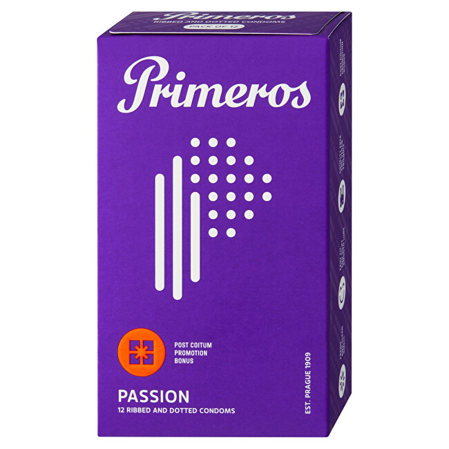 Primeros Passion Condoms 12 ks Vyrams