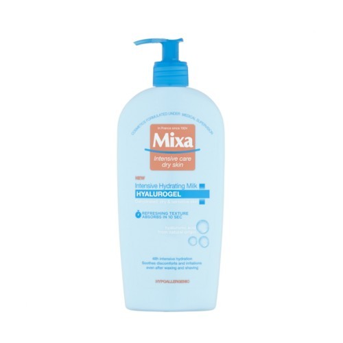 Mixa Moisturizing Body Lotion for Dry and Sensitive Skin Hyalurogel (Intensive Hydrating Milk) 400 ml 400ml Moterims