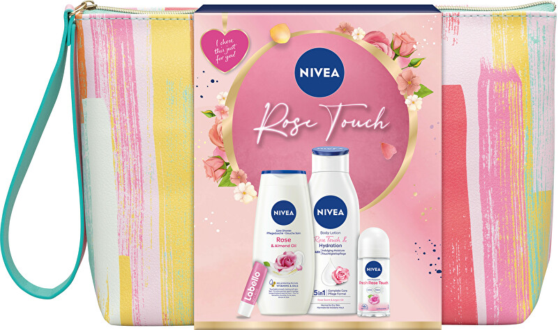 Nivea Rose Touch body care gift set Moterims