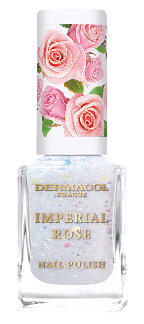 Dermacol Imperial Rose nail polish with fragrance 02 Moterims