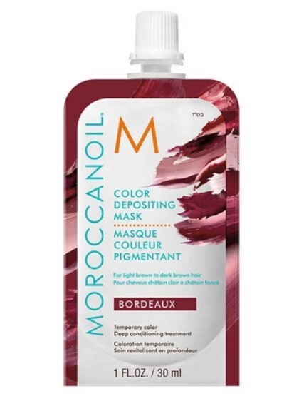 Moroccanoil Bordeaux Hair Toning Mask ( Color Depositing Mask) 30ml atstatomoji plaukų priežiūros priemonė