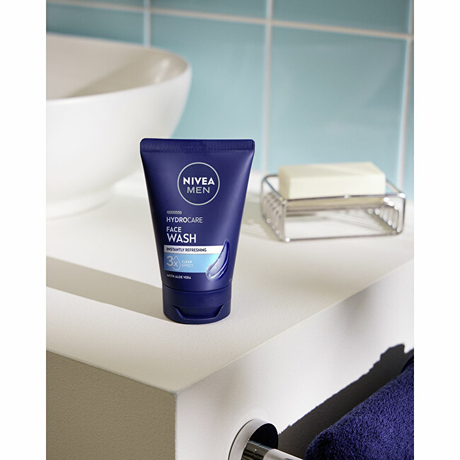 Nivea Men Hydrocare Cleansing Gel (Face Wash) 100 ml 100ml makiažo valiklis
