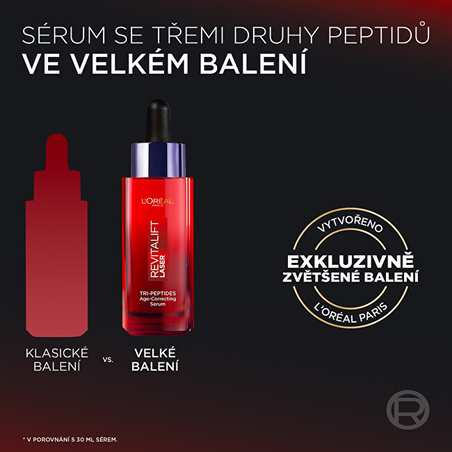 L'Or&eacute;al Paris Revitalift Laser Anti-Wrinkle Serum (Age-Corrrecting Serum) 50 ml 50ml vietinės priežiūros priemonė