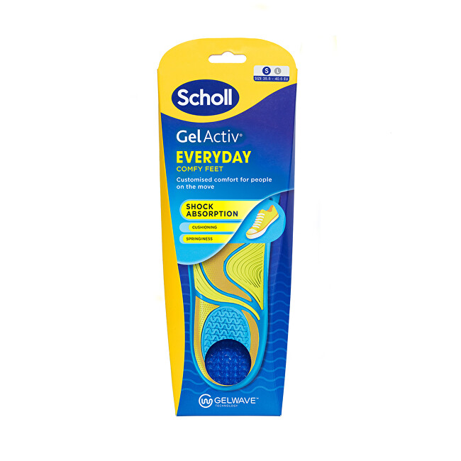 Scholl Gel shoe inserts GelActiv Everyday Insole 1 pair - Small Kūno priežiūra Unisex