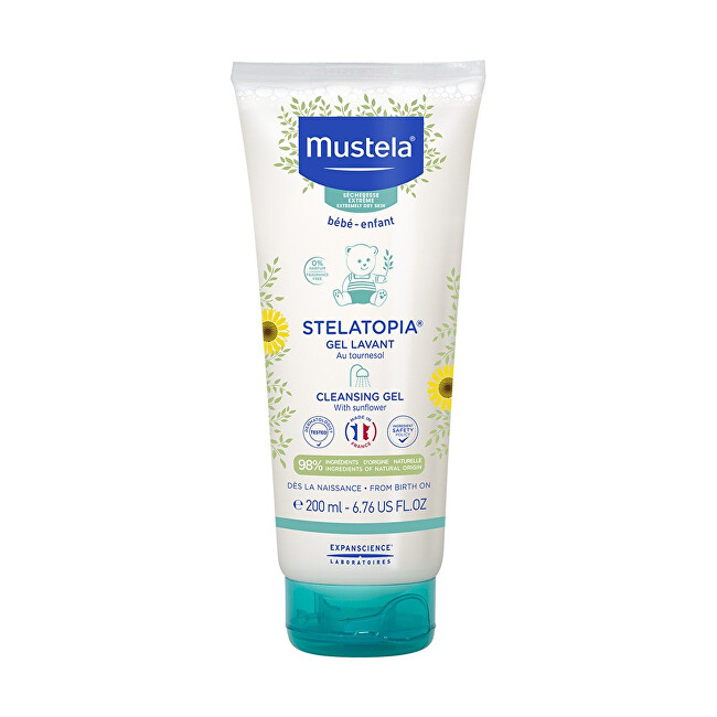 Mustela Children´s shower gel for extremely dry and atopic skin Stelatopia ( Clean sing Gel) 200 ml 200ml Vaikams