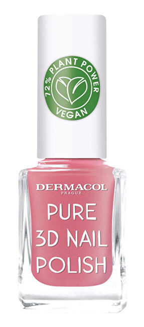 Dermacol Pure 3D natural nail polish 03 Fresh Blossom Moterims