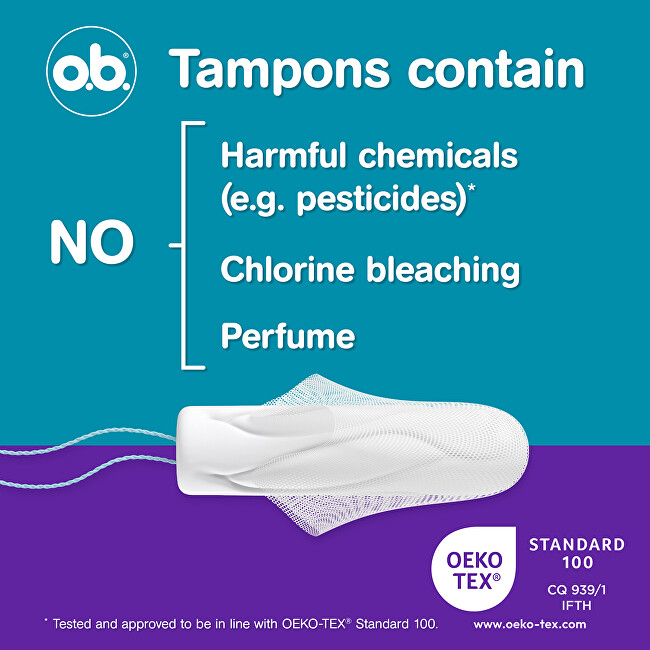 o.b. Extra Protect Normal Tampons 56 ks Intymios higienos priemonė