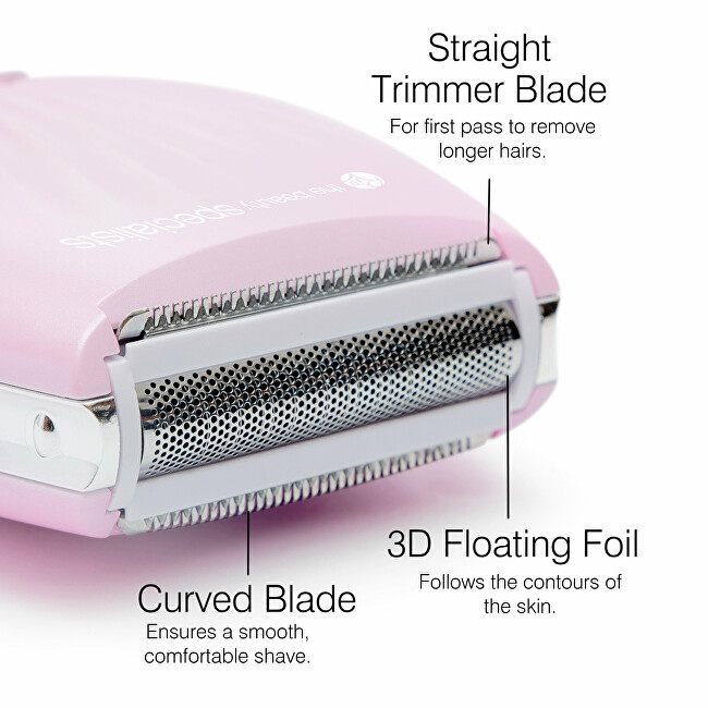 Rio-Beauty Go Smooth Pink Women&acute;s Travel Shaver skustuvas