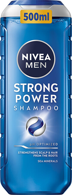 Nivea Shampoo for men Strong Power 500ml &scaron;ampūnas