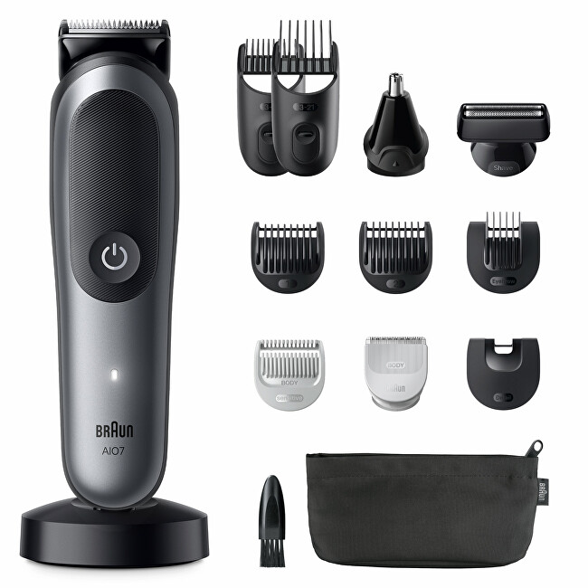Braun Series 7 AIO7560 13-in-1 Multifunctional Trimmer plaukų segtukas