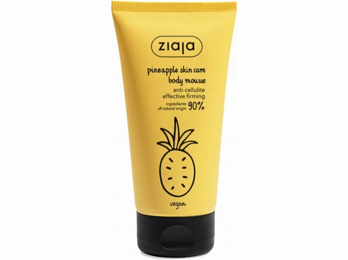 Ziaja Lightweight anti-cellulite body foam Pineapple Skin Care (Body Mousse) 160 ml 160ml Moterims