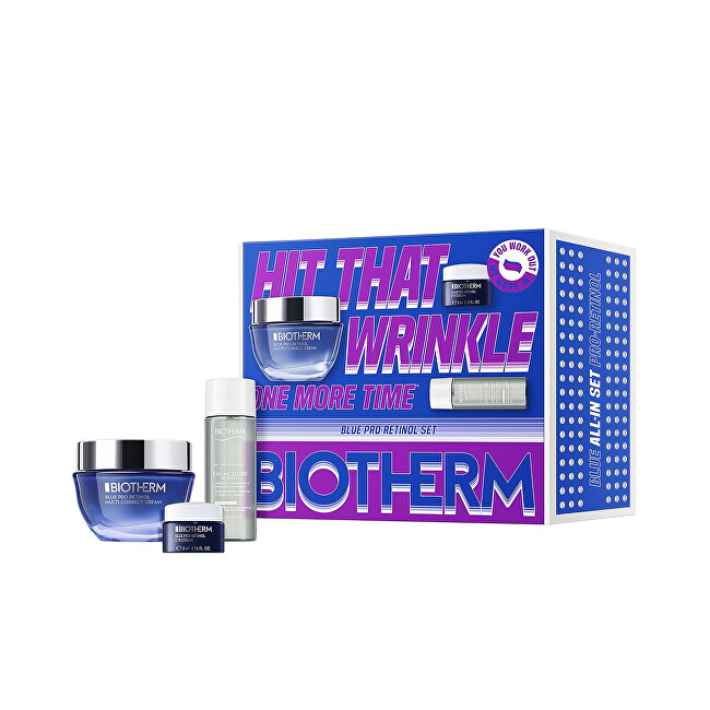 Biotherm Hit That Wrinkle Blue All-in Set Gift Set vietinės priežiūros priemonė