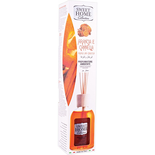 Sweet Home Collection Aroma diffuser Orange and Cinnamon 100 ml 100ml Kvapas namams su lazdelėmis