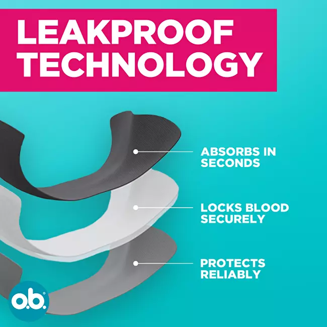 o.b. Menstrual panties XS/S Intymios higienos priemonė