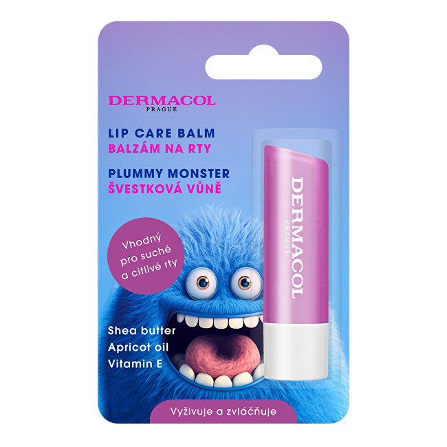 Dermacol Plummy Monster Lip Care Balm 4.8 g lūpų balzamas