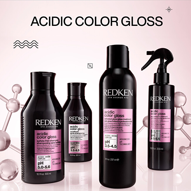 Redken Brightening conditioner for intensive nutrition and long-lasting color and shine Acidic Color Gloss 500ml plaukų balzamas