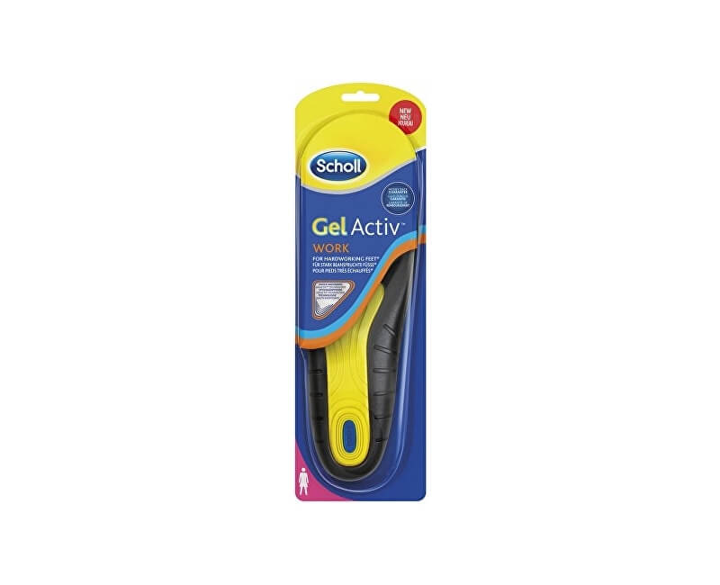 Scholl Gel insoles for Gel Activ Work women&acute;s shoes 1 pair kojų priežiūros priemonė