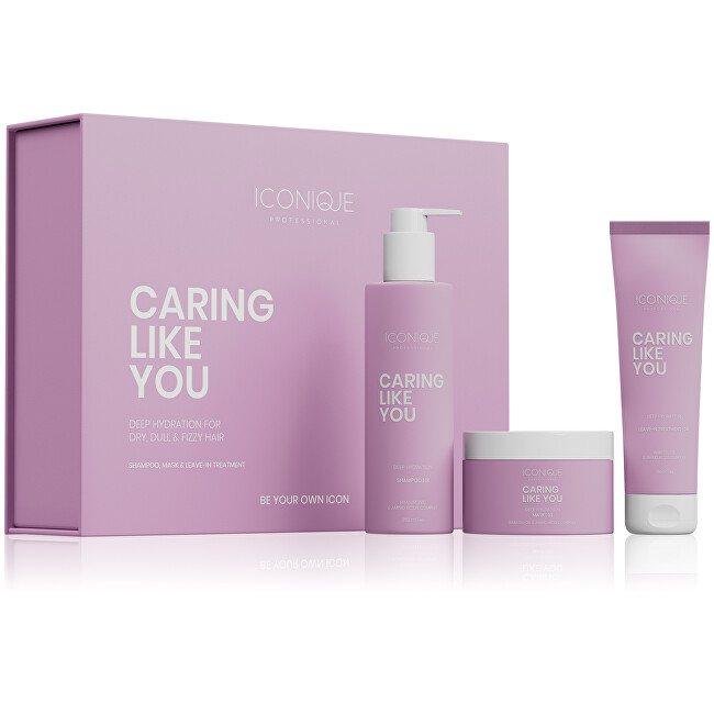 ICONIQUE Professional Caring Like You Gift Set for Dry and Damaged Hair &scaron;ampūnas