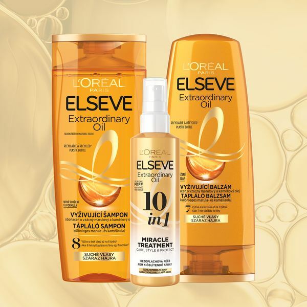L&acute;Or&eacute;al Paris Leave-in care Elseve 10 in 1 Extraordinary Oil ( Miracle Treatment) 150 ml 150ml nenuplaunama plaukų priežiūros priemonė