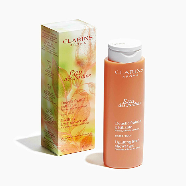 Clarins Shower gel Eau des Jardins (Uplifting Fresh Shower Gel) 200 ml 200ml Moterims