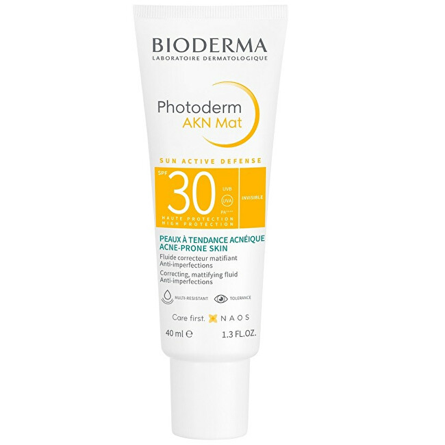 BIODERMA Mattifying fluid for tanning SPF 30 Photoderm AKN Mat (Mattifying Fluid) 40 ml 40ml Moterims